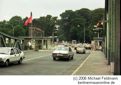 Berliner Mauer 1990 Glienicker Brcke